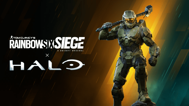 Halo x R6 announcement graphic with Master Chief