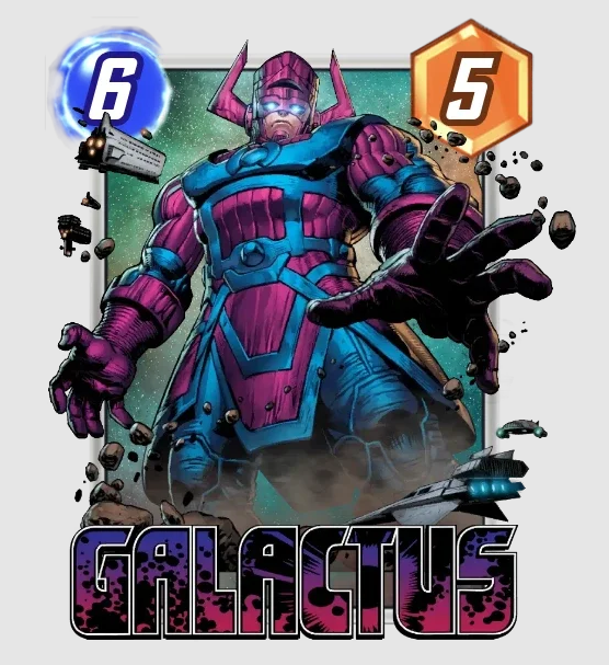 Galactus in Marvel Snap, after the Sept. 28, 2023 OTA update.