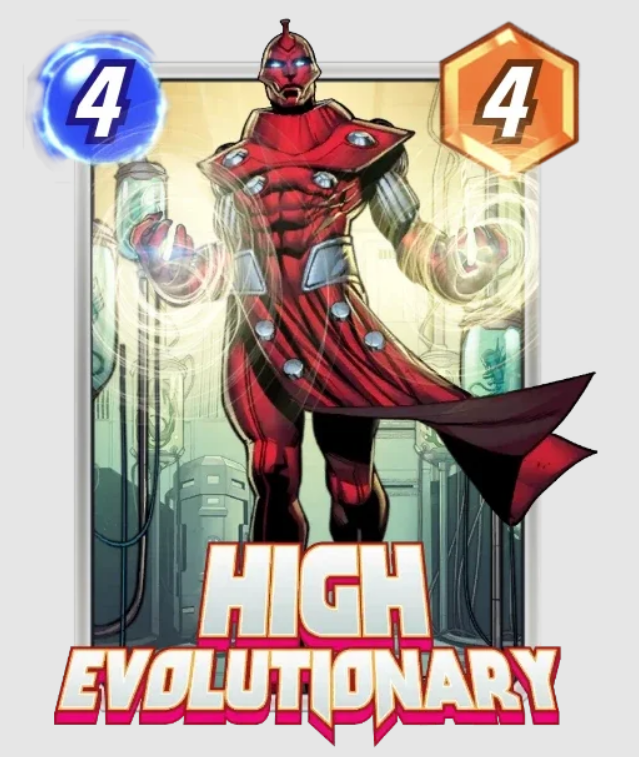 High Evolutionary Marvel Snap card.