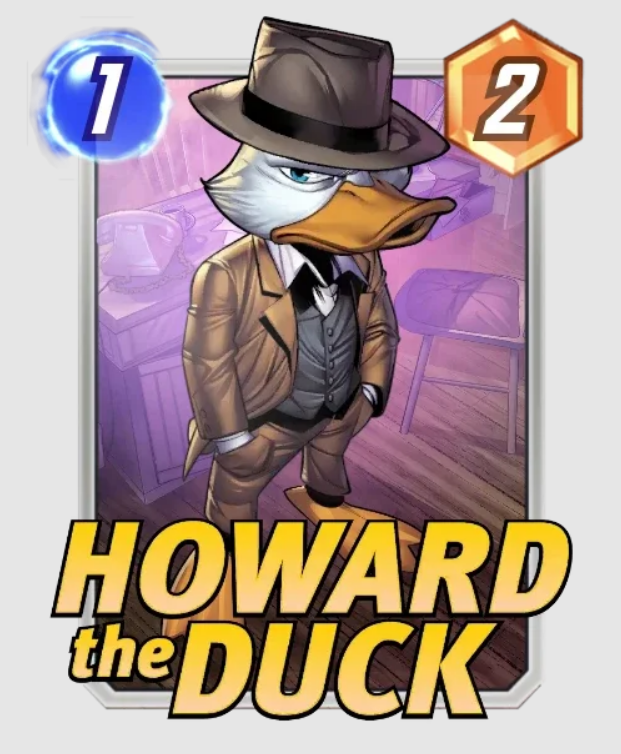 Howard the Duck Marvel Snap card