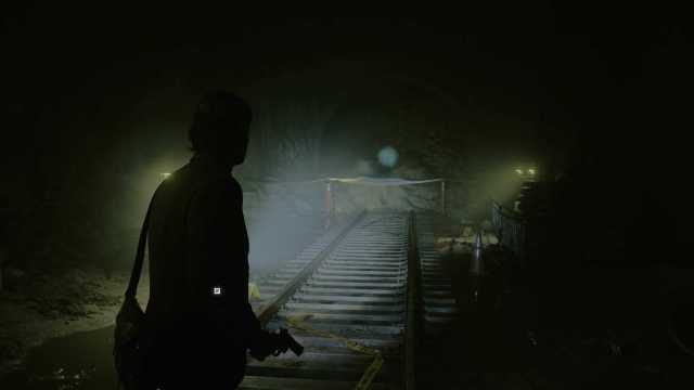 The subway section in Alan Wake 2.