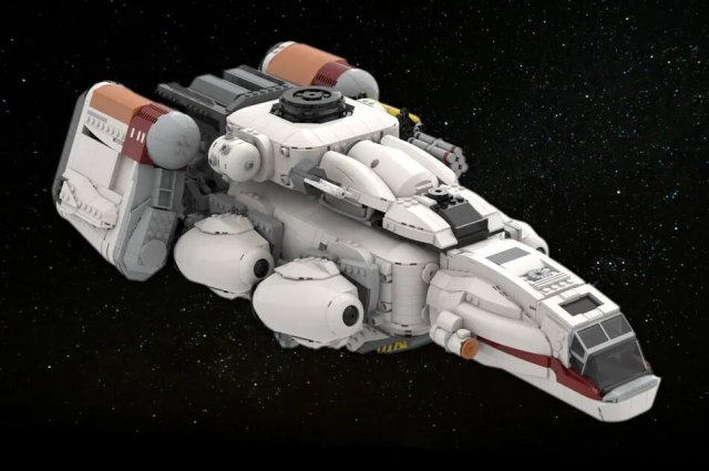 A fan creation of the Frontier from Starfield in LEGO form.