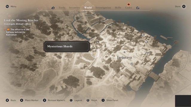 Screenshot of Jarjaraya on the Assassin's Creed Mirage map.
