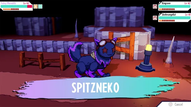 Spitzfyre and Kuneko fuse into Spitzneko in Cassette Beasts