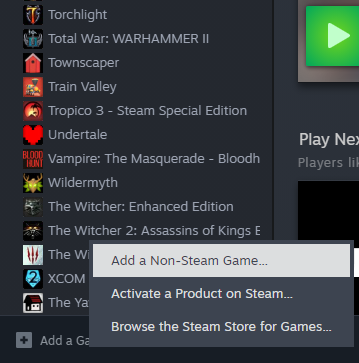 How to add non-Steam games to Steam