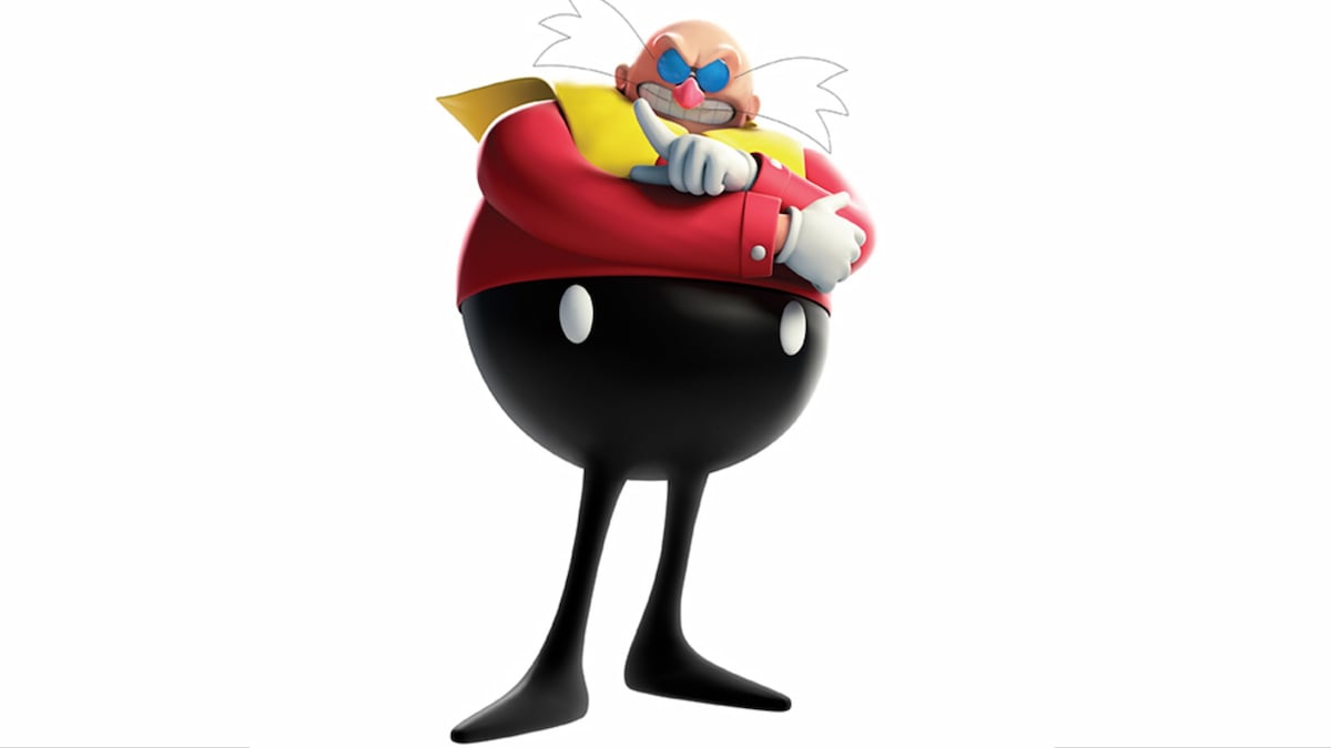 Dr. Eggman without his iconic mustache