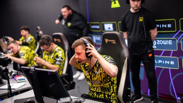 Photo taken of dupreeh while he played for Vitality at the BLAST Paris Major in May 2023