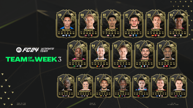 EA FC 24’s TOTW 3 adds 2 new 88-rated cards to Ultimate Team