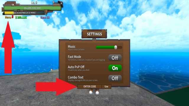 How to redeem codes in King Legacy in Roblox