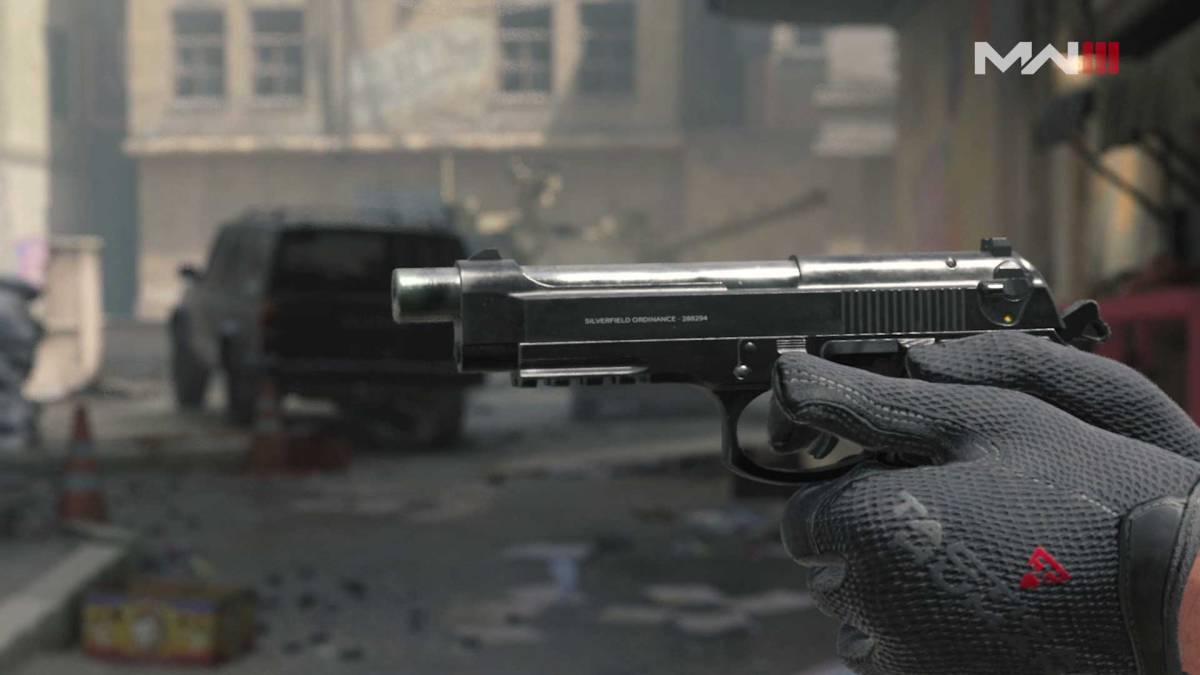 An image of a pistol in Modern Warfare 3.