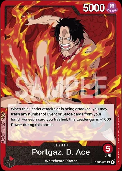 One Piece Card Game Z ZEPHYR OP02-072 L Parallel Japanese