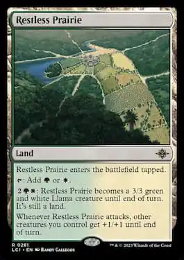 Restless Prairie from Lost Caverns of Ixalan early spoiler