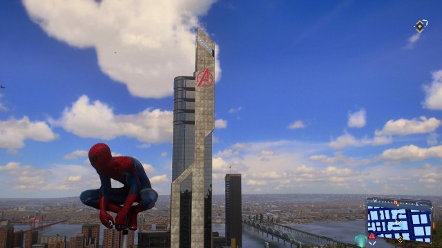 Avengers Tower in Spider-Man 2.