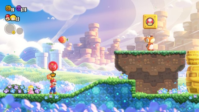 How to share items in Mario Wonder