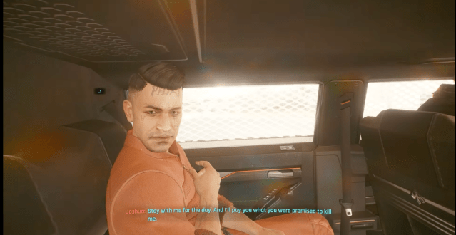 Cyberpunk 2077: Should you accept Rachel's bribe in There is a