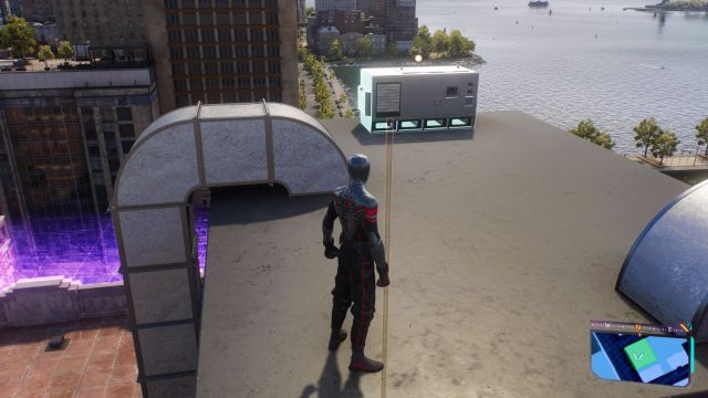 Spider-Man and a generator