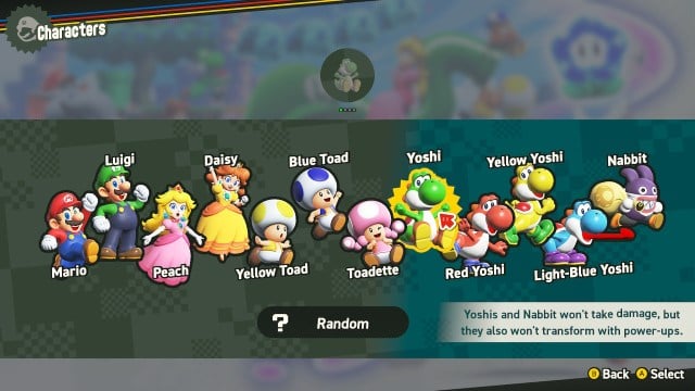 All the characters in Mario Wonder