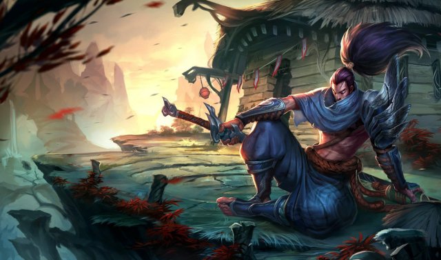 Yasuo in League of Legends.