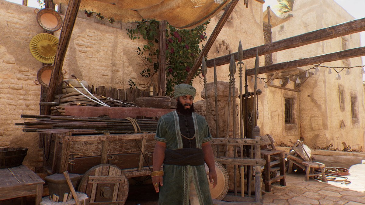 A Blacksmith in Assassin's Creed Mirage.