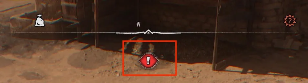 The Open Conflict indicator in Assassin's Creed Mirage.