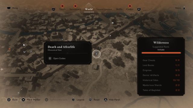 Wilderness historical site in assassin's creed mirage
