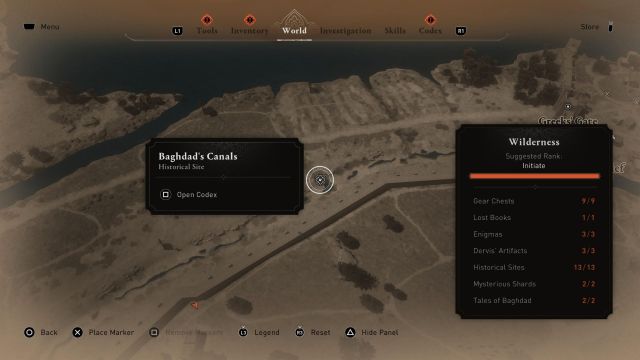 Wilderness historical site in assassin's creed mirage