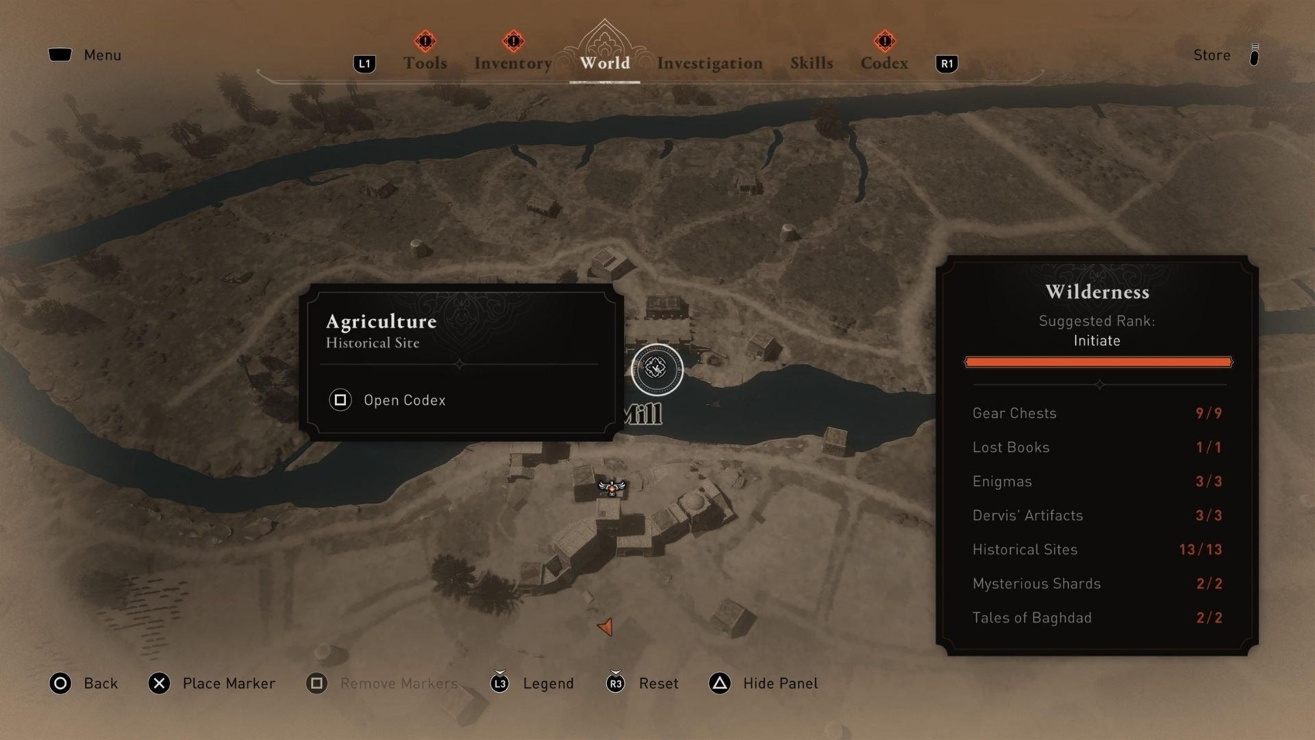 All Wilderness Historical Site locations in Assassin's Creed Mirage