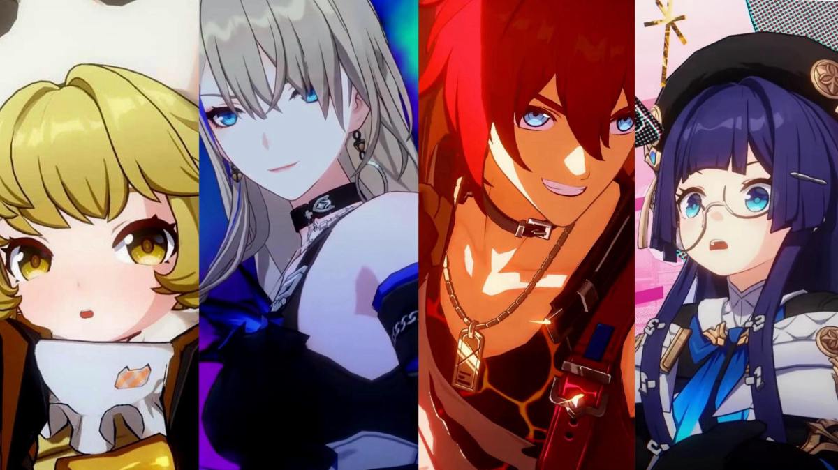 Hook, Serval, Luka, and Pela next to one another in a collage.
