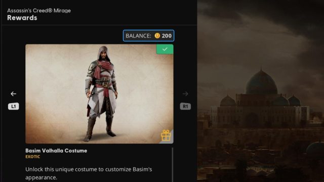 Ubisoft Connect outfit rewards : r/assassinscreed