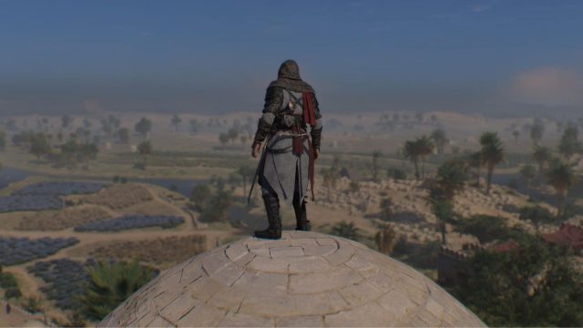 basim standing on top of building in assassin's creed mirage