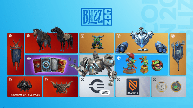 The items in the Legendary Pack for BlizzCon 2023