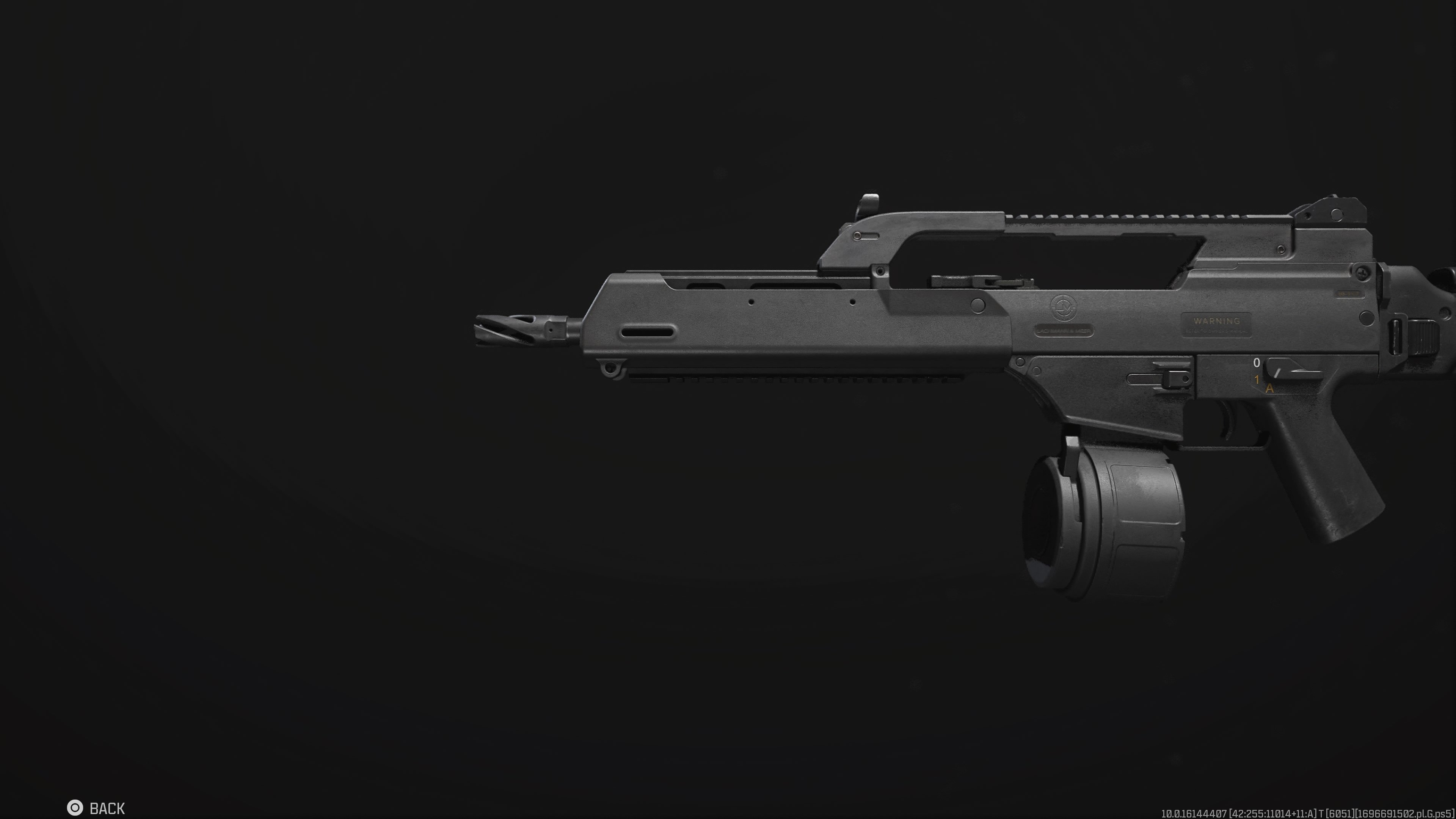 A screenshot of the Holger 26 LMG in MW3.
