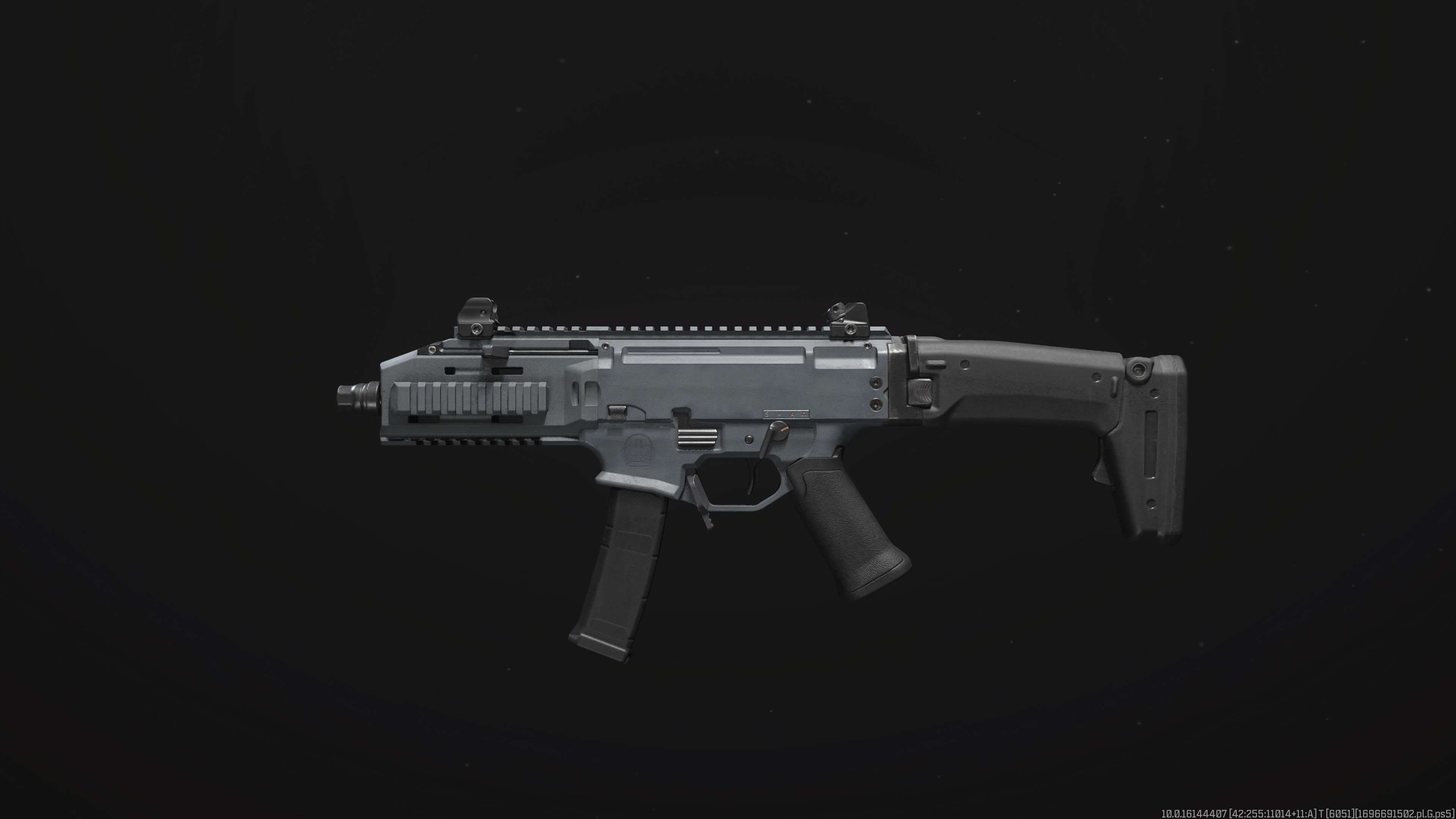 A screenshot of the Rival-9 SMG in MW3.