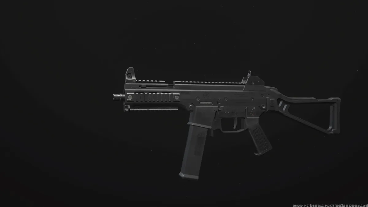 A screenshot of the Striker SMG in MW3.