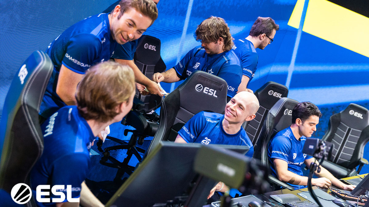 The Complexity CS2 team celebrate after claiming a win at IEM Sydney.