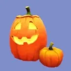 Friendly Jack O Lantern in Disney Dreamlight Valley. 