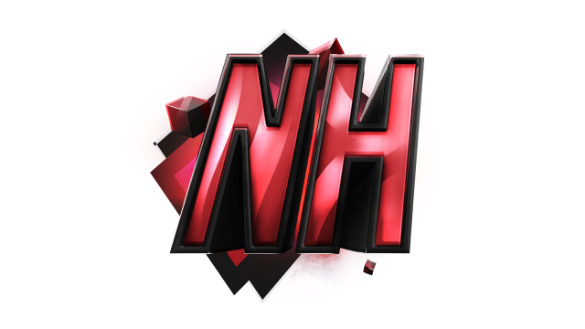 Screenshot of the Netherite Minecraft server logo.