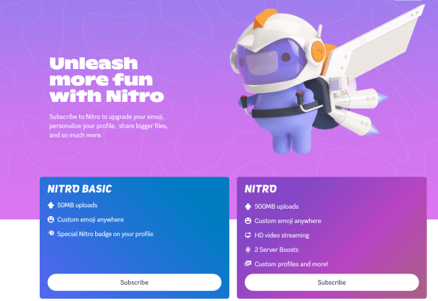 Promoção Discord NITRO x Marvel Snap