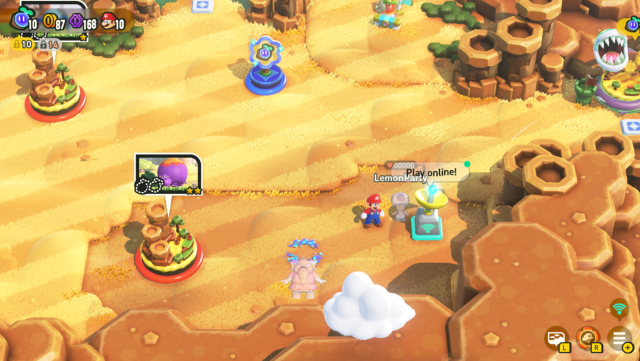 Online Play Location in Mario Wonder