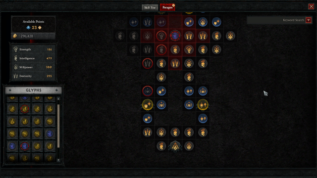 The Paragon Board in Diablo 4