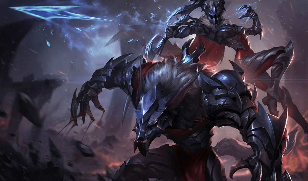 Warwick in his Marauder skin in League of Legends.