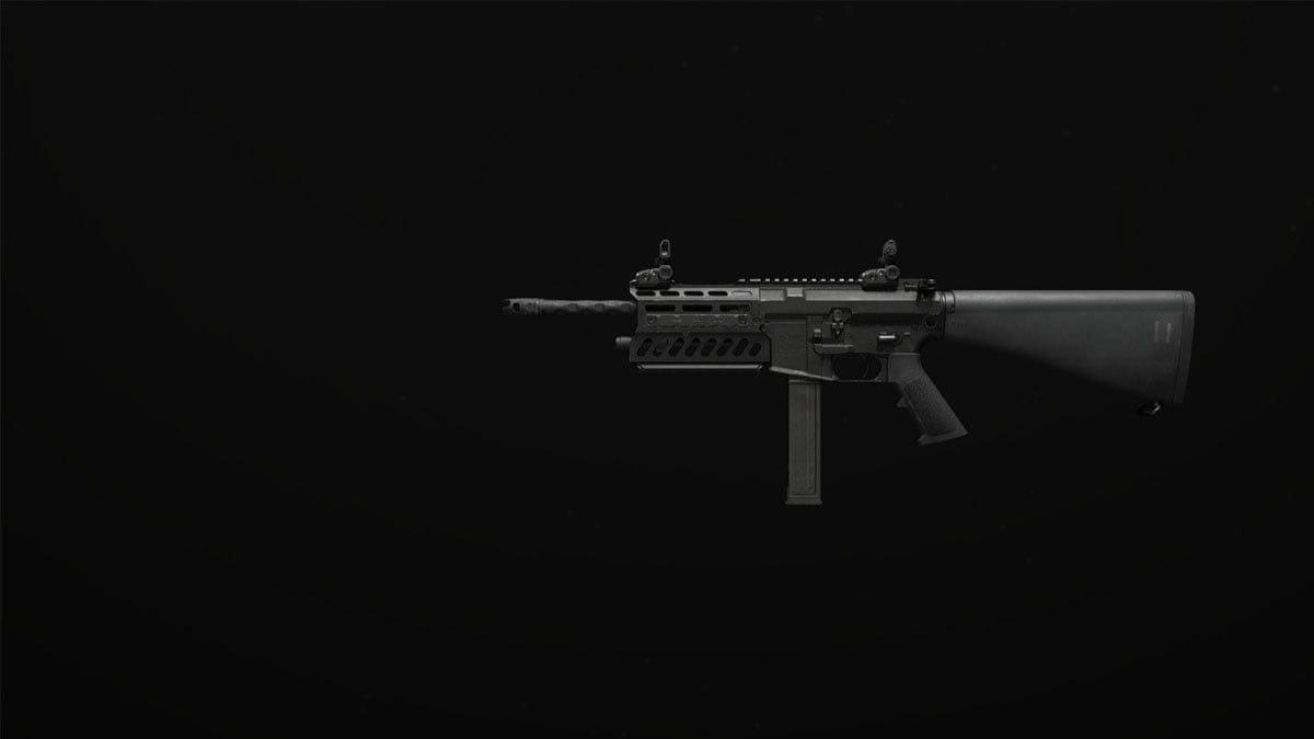 An AMR9 SMG weapon from Call of Duty: Modern Warfare 3.