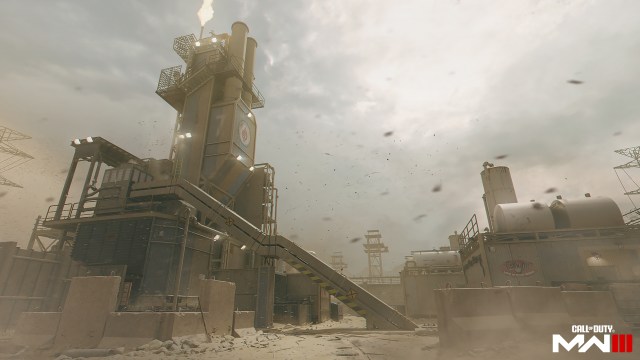 A screenshot of the classic CoD map Rust in MW3.