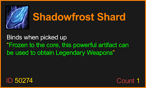 An image of Shadowfrost Shards in World of WARCRAFT.