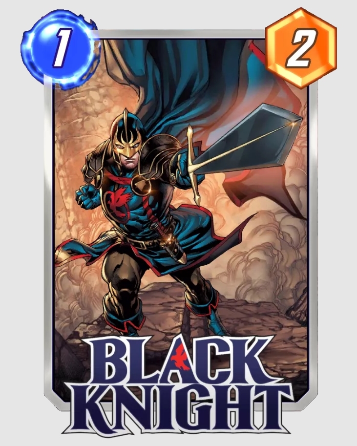 Black Knight card in Marvel Snap