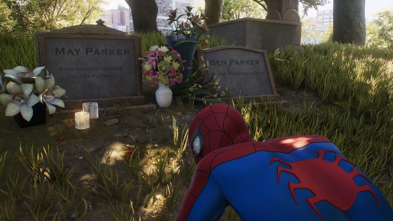 Spider-Man 2 You Know What to Do Trophy Guide: Aunt May's grave location