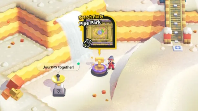 location of search party pipe park in super mario wonder