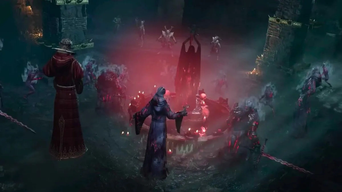 Lord Zir summoning vampire spawn in Diablo 4 season 2
