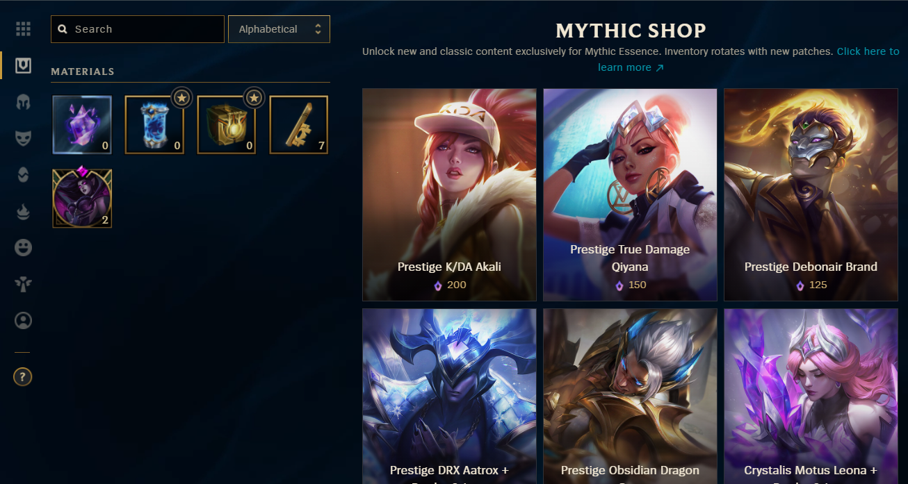 Все в Mythic Shop LoL в этом месяце (июль 2024 г.)