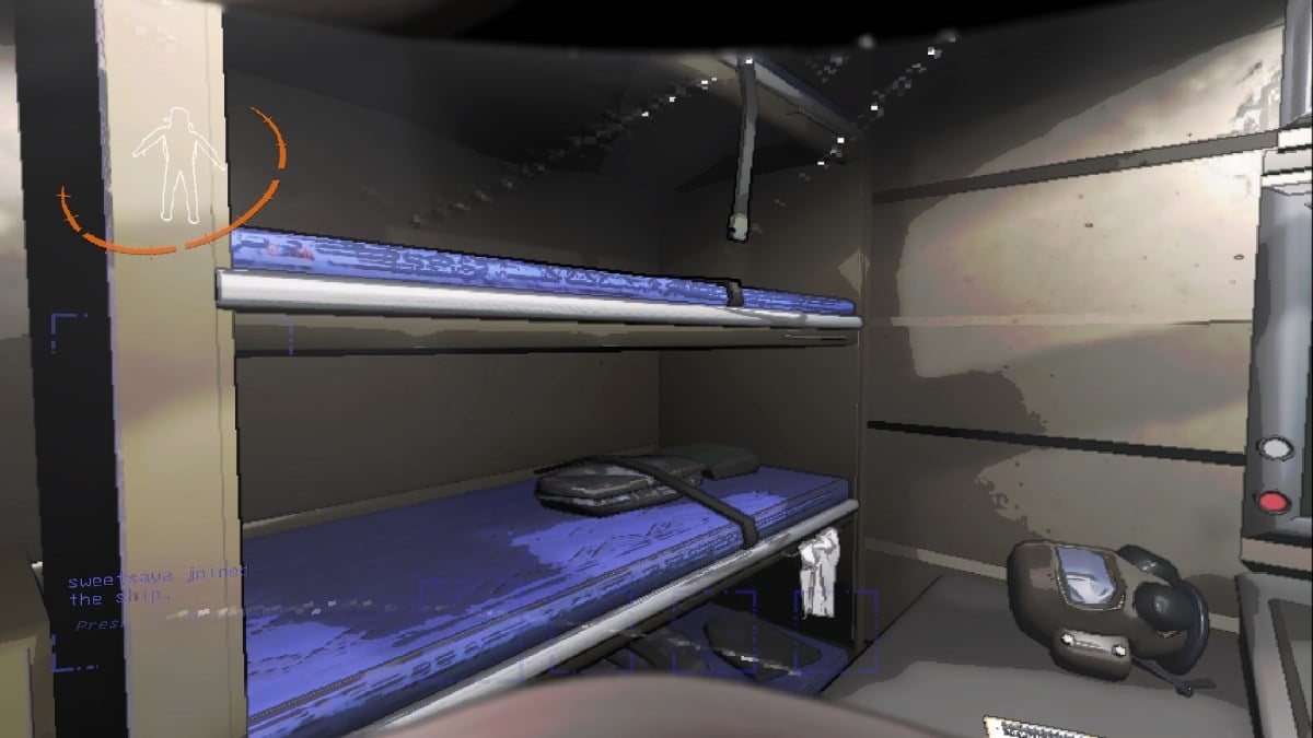 Lethal Company: Ship bed area